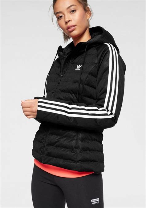 adidas originals steppjacke damen schwarz|Steppjacken & Gefütterte Jacken für Damen .